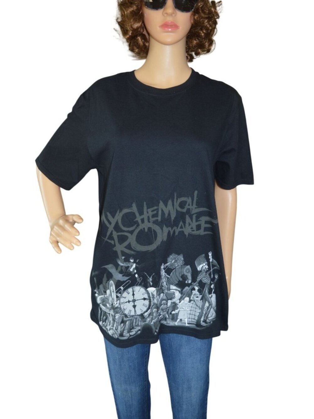 New Hot Topic My Chemical Romance the Black Parade Graphic T Shirt Women Size L